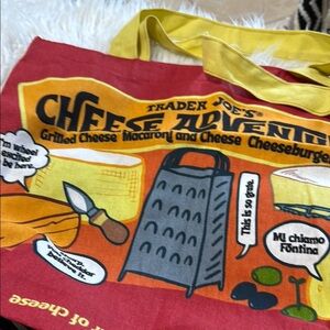 Trader Joe's Cheese Adventure Tote Bag